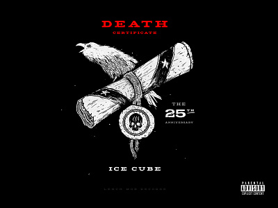 Death Sertificate cover design graphic design hellmark nedz 13 record