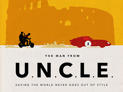 The Man From UNCLE design graphic design hellmark nedz 13