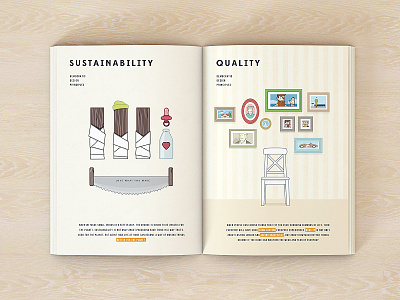 IKEA design principles 2d book colour design graphic illustrations nedz yellow