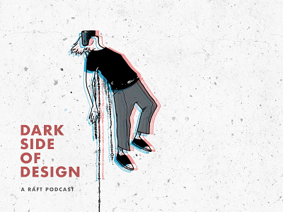 Dark Side of Design 2d black design drawing glitch grunge hellmark illustration