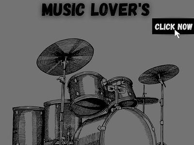 Ad for music lover's app design graphic design typography