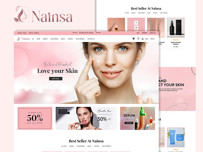Nainsa London Cosmetic Website Design