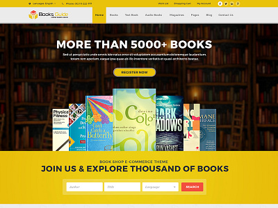 Booksore designs, themes, templates and downloadable graphic elements ...