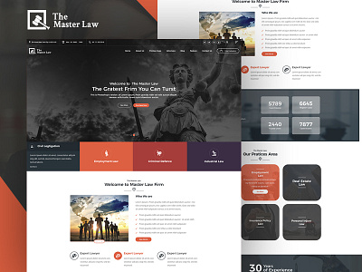 The Master Law Agency Themedesign
