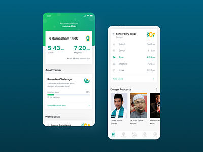 SAKEENAH APP - Ramadhan Tracker App Exploration concept exploration islam mobile app muslim muslims ramadan ramadhan