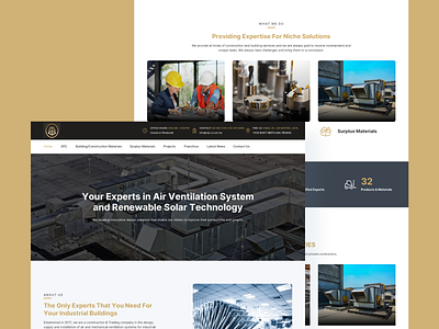 Engineering Corporate Website corporate website engineering epc hvac website
