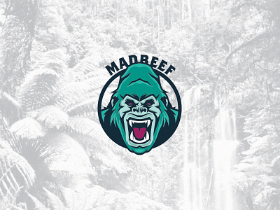 Madgori animal branding design emblem gorilla icon identity logo sports vector