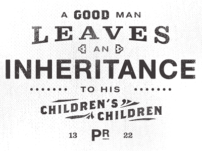 A Good Man proverb truth type typography verse