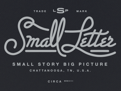 small letters brand letter logo small type vintage