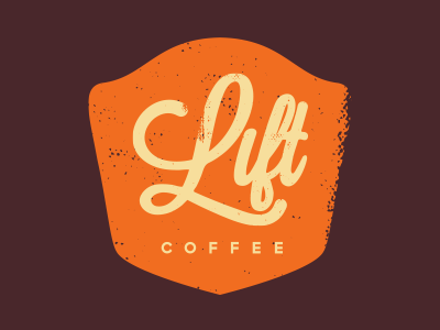 Lift branding coffee lift logo orange