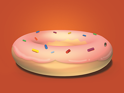 Doughnut 3d doughnut photoshop