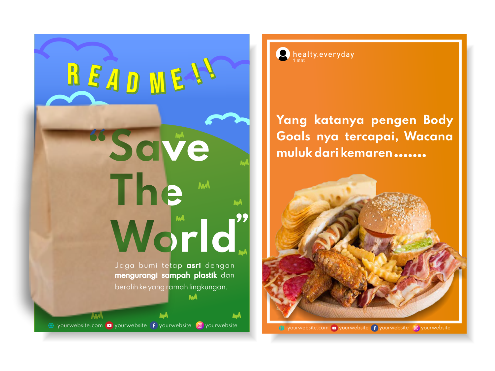 Poster Or Campaign For Content Social Media By Devi Amalia On Dribbble