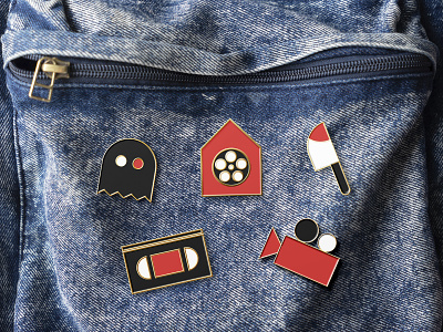 La casa de los Horrores pins brand branding branding design design graphic design illustration pin pin design pins