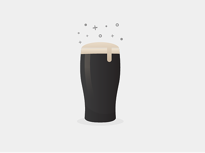 Pint of Guinness beer guinness illustration pint