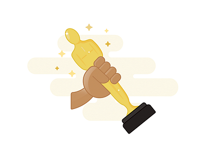 And the Oscar goes to...✉️ ✨ award hollywood illustration oscar