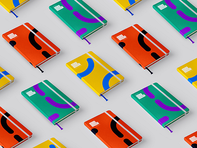 Notebooks branding design moleskine notebooks school