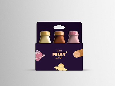 Milkyway Holder brand branding branding design design graphic design illustration logo packaging space typography vector