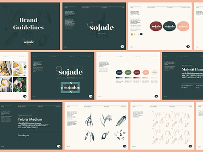 Sojade Brand Guidelines brand book brand design brand guidelines branding branding design corporate manual design graphic design guidelines layout logo typography