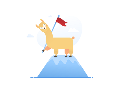 Workplacebuddy Illustration alpaca branding branding design design illustration ui vector