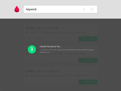 Live Search Results | Peeriod async file sharing flat p2p peeriod search ui