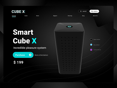 Cube X- Clever Device acoustics audio branding infographic smart sound web