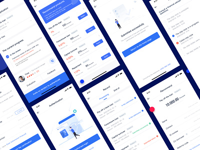 Financial Interface app financial ui