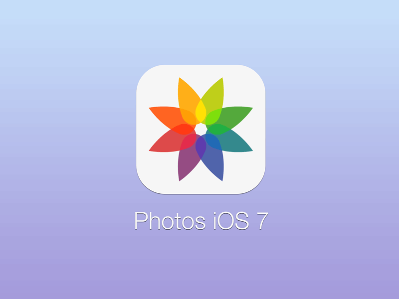 iOS 7 Photos Rebound 7 app apple gif icon ios7 photos