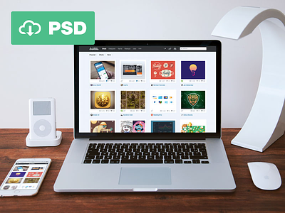 My First Mockup! download free freebie iphone macbook mockup photography product psd resource