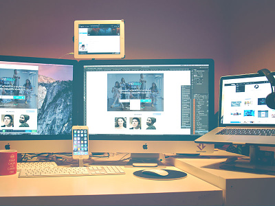 Workspace apple design designer desk desktop macbook office personal thunderbolt work workspace