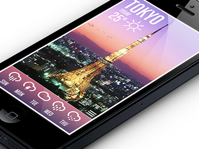 App weather progress dev featured ios iphone mobile photoshop retina ui