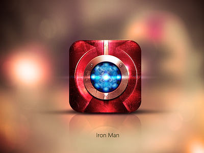 Ironman IOS Icon app apple icon ios iphone ironman red