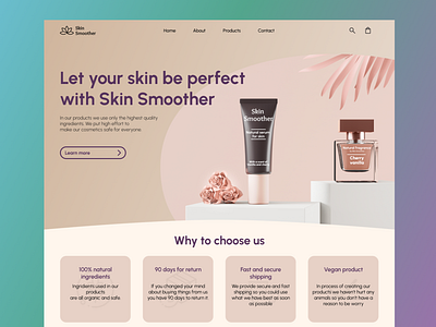 Skincare website branding design figma graphic graphic design graphicdesign interface skincare ui ui design ui ux uidesign uiux user experience ux visual design web webdesign website website design