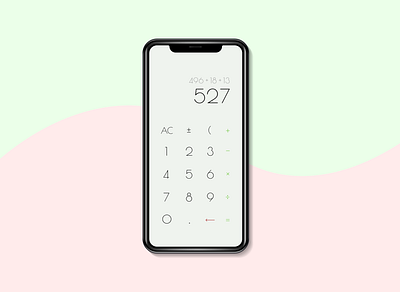 DAY4 - Calculator 004 dailyui design ui