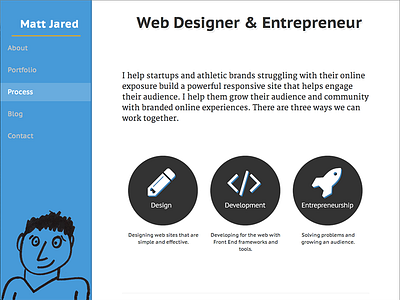 New Matt Jared Dot Co landing page matt jared portfolio