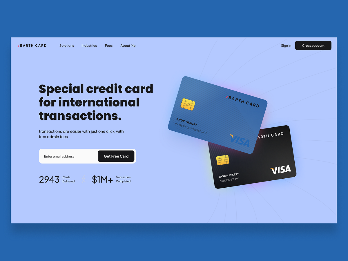 Credit Card site designs, themes, templates and downloadable graphic elements on Dribbble