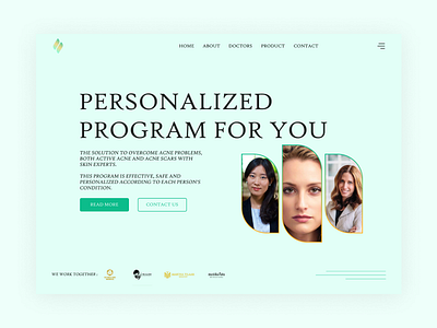 Beauty clinic website Design UI beauty clinic beauty clinic web figma indonesia lading page product designer ui ui design ui ux design web design website design