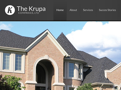 The Krupa Companies - Web Design Concept #1