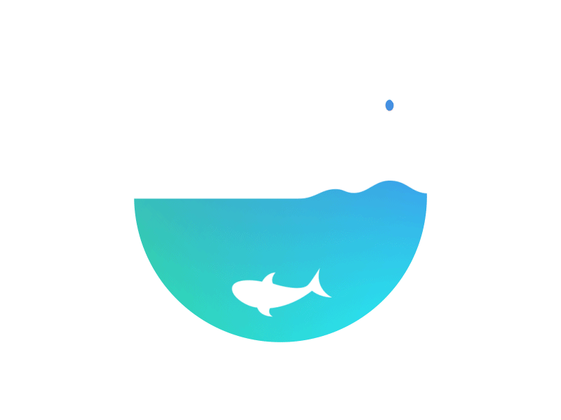 bouncing fish animation design fish