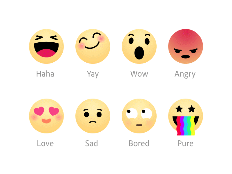 more emoji~ animation design emoji emotion gif ui