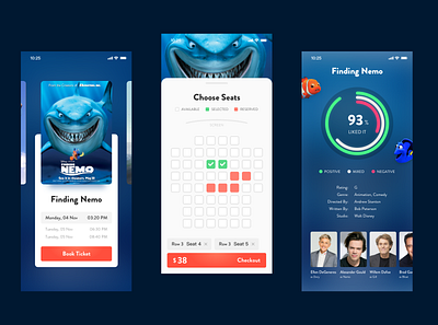 Movie App Concept design movie ui