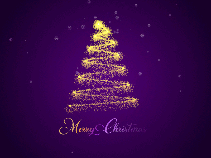 Merry Christmas animation christmas christmas tree snow