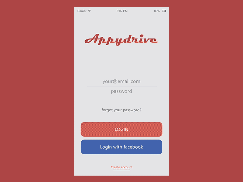 Appydrive app animation