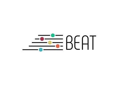 BEAT Logo design acord adobe illustrator beat boovpoov branding clean dailylogochallenge day9 logo simple