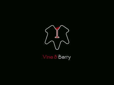 Vine & Berry ai berry boovpoov dailylogo dailylogochallenge day17 geometric logo vector vine vineberry