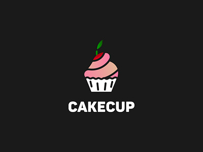 CakeCup Logo ai bettys bakery boovpoov cakecup cupcake dailylogo dailylogochallenge day18 frosted logo