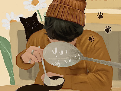 古力姓朱 BLACK CATS illustration original