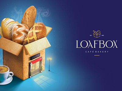 Loaf Box branding design graphic design illustration logo rhyton typography