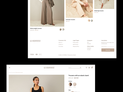 12 Storeez Website Concept branding design flat logo type ui ux web website