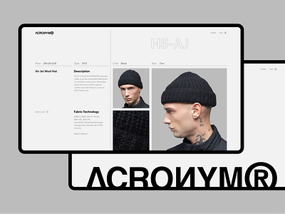 Acronym Website Concept