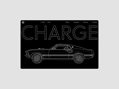 Charge cars website concept design ui ux vector web website